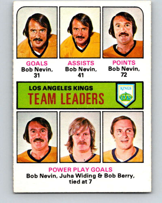 1975-76 O-Pee-Chee #320 Bob Berry TL  Los Angeles Kings  V6641