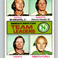 1975-76 O-Pee-Chee #321 Dennis Hextall TL  Minnesota North Stars  V6644