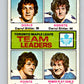1975-76 O-Pee-Chee #328 Darryl Sittler TL  Toronto Maple Leafs  V6685