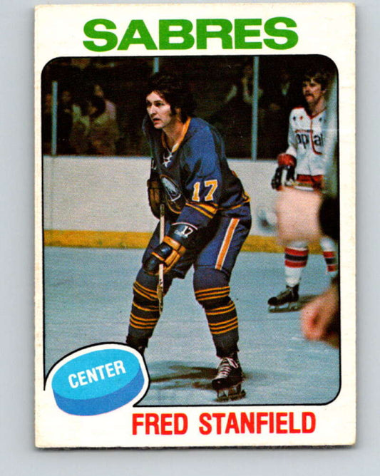 1975-76 O-Pee-Chee #332 Fred Stanfield  Buffalo Sabres  V6700