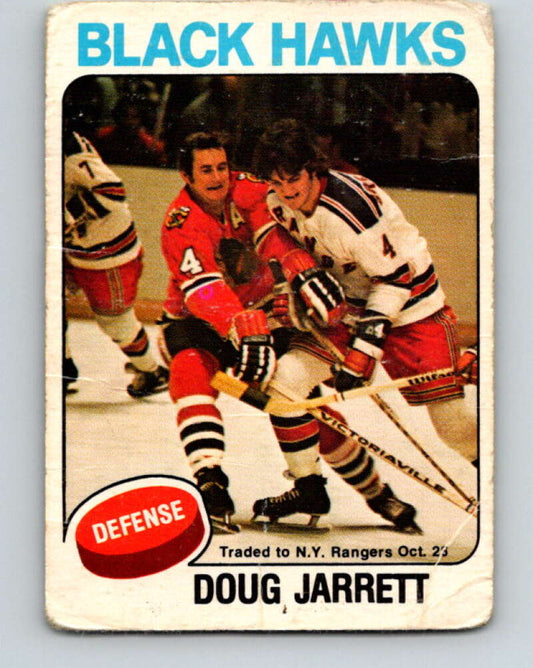 1975-76 O-Pee-Chee #333 Doug Jarrett  Chicago Blackhawks  V6702