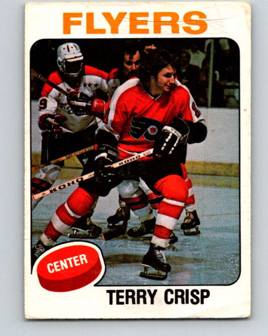 1975-76 O-Pee-Chee #337 Terry Crisp UER  Philadelphia Flyers  V6716
