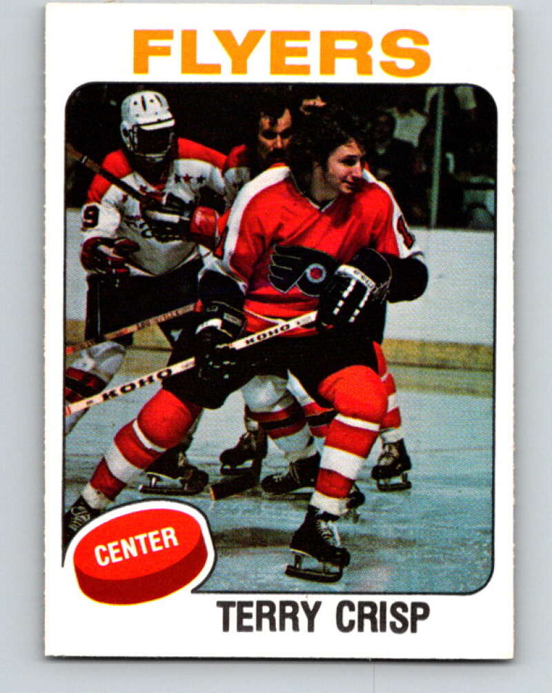 1975-76 O-Pee-Chee #337 Terry Crisp UER  Philadelphia Flyers  V6723