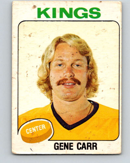 1975-76 O-Pee-Chee #343 Gene Carr  Los Angeles Kings  V6737