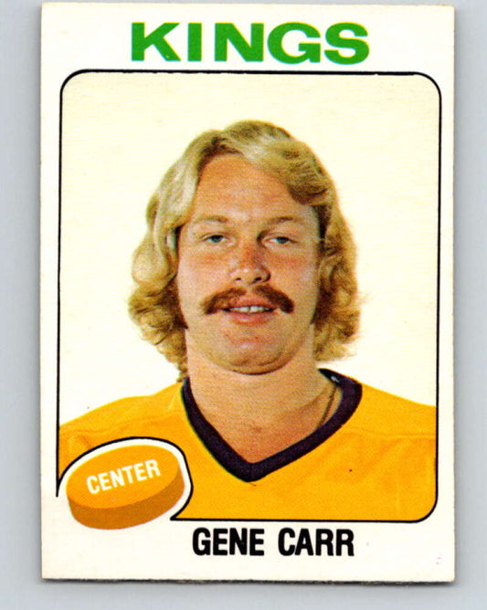 1975-76 O-Pee-Chee #343 Gene Carr  Los Angeles Kings  V6738