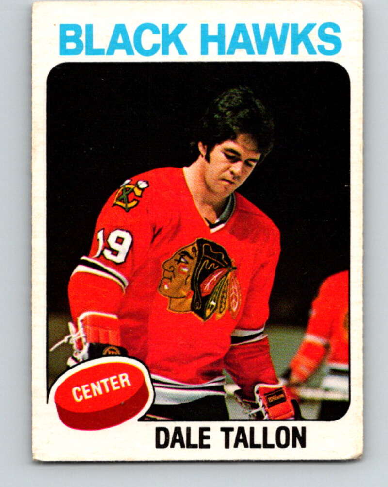 1975-76 O-Pee-Chee #351 Dale Tallon  Chicago Blackhawks  V6765