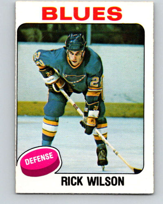 1975-76 O-Pee-Chee #356 Rick Wilson  St. Louis Blues  V6780