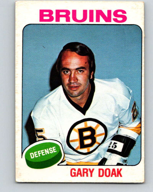 1975-76 O-Pee-Chee #358 Gary Doak  Boston Bruins  V6788