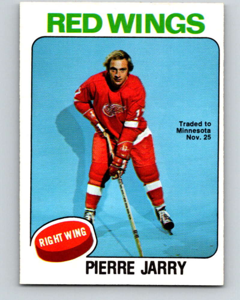 1975-76 O-Pee-Chee #359 Pierre Jarry  Detroit Red Wings  V6795