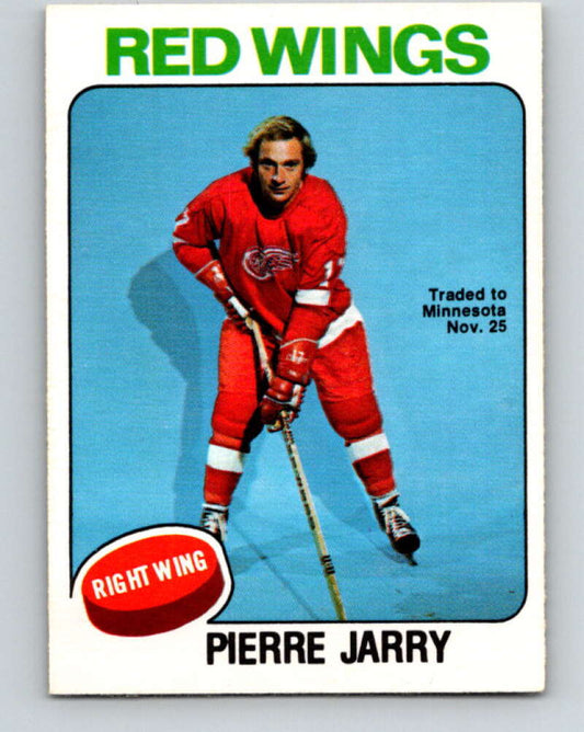 1975-76 O-Pee-Chee #359 Pierre Jarry  Detroit Red Wings  V6796