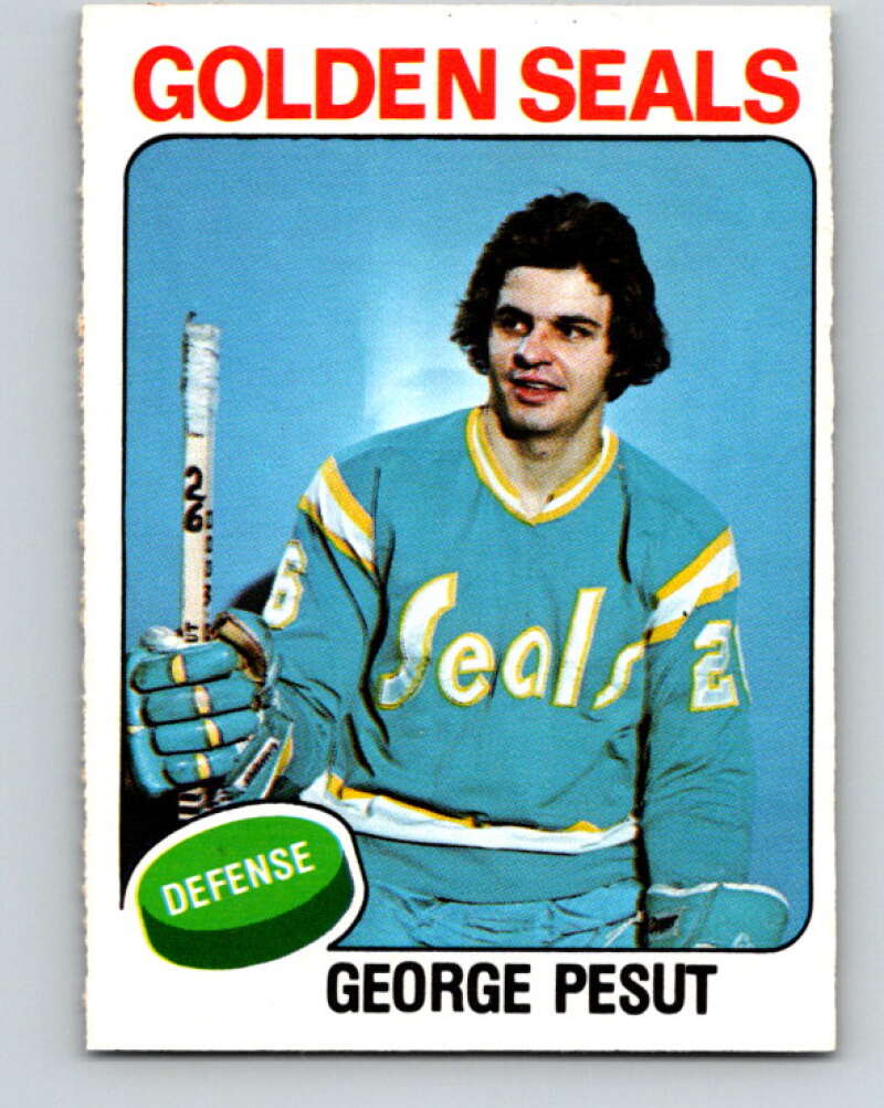 1975-76 O-Pee-Chee #360 George Pesut  RC Rookie California Golden Seals  V6801