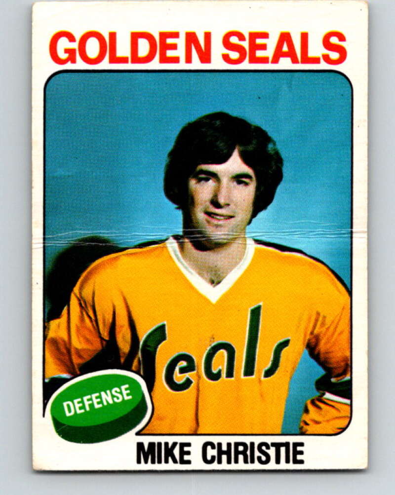 1975-76 O-Pee-Chee #366 Mike Christie  California Golden Seals  V6820