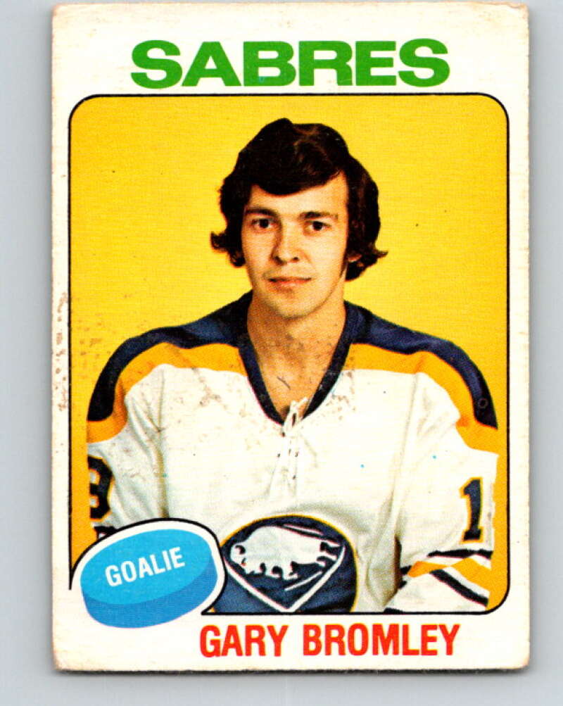 1975-76 O-Pee-Chee #368 Gary Bromley  Buffalo Sabres  V6828