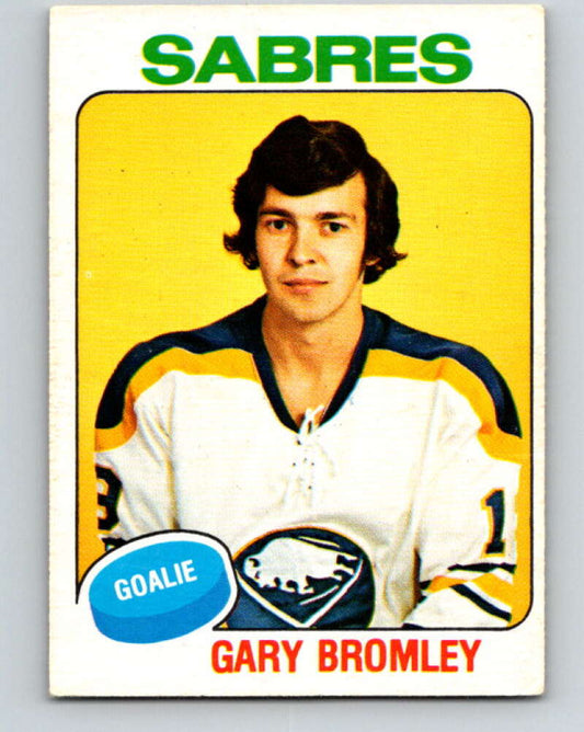 1975-76 O-Pee-Chee #368 Gary Bromley  Buffalo Sabres  V6830