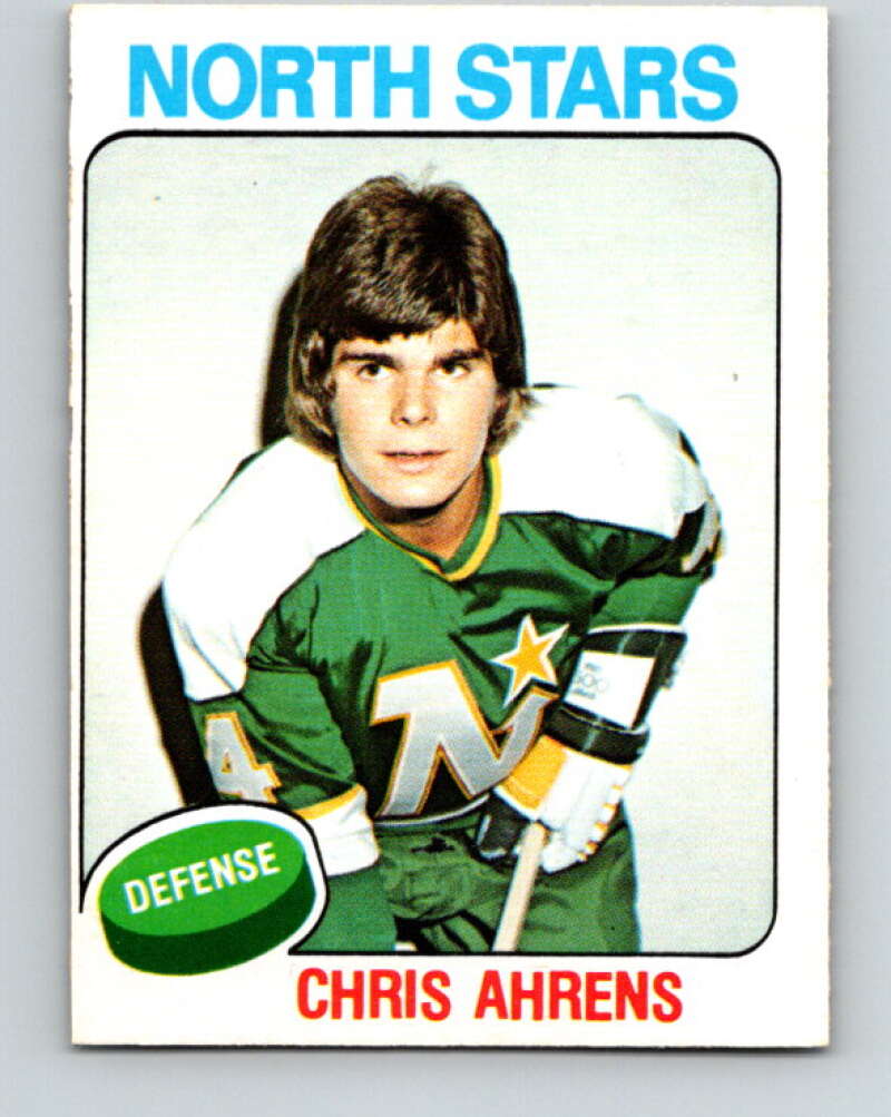 1975-76 O-Pee-Chee #371 Chris Ahrens  Minnesota North Stars  V6839