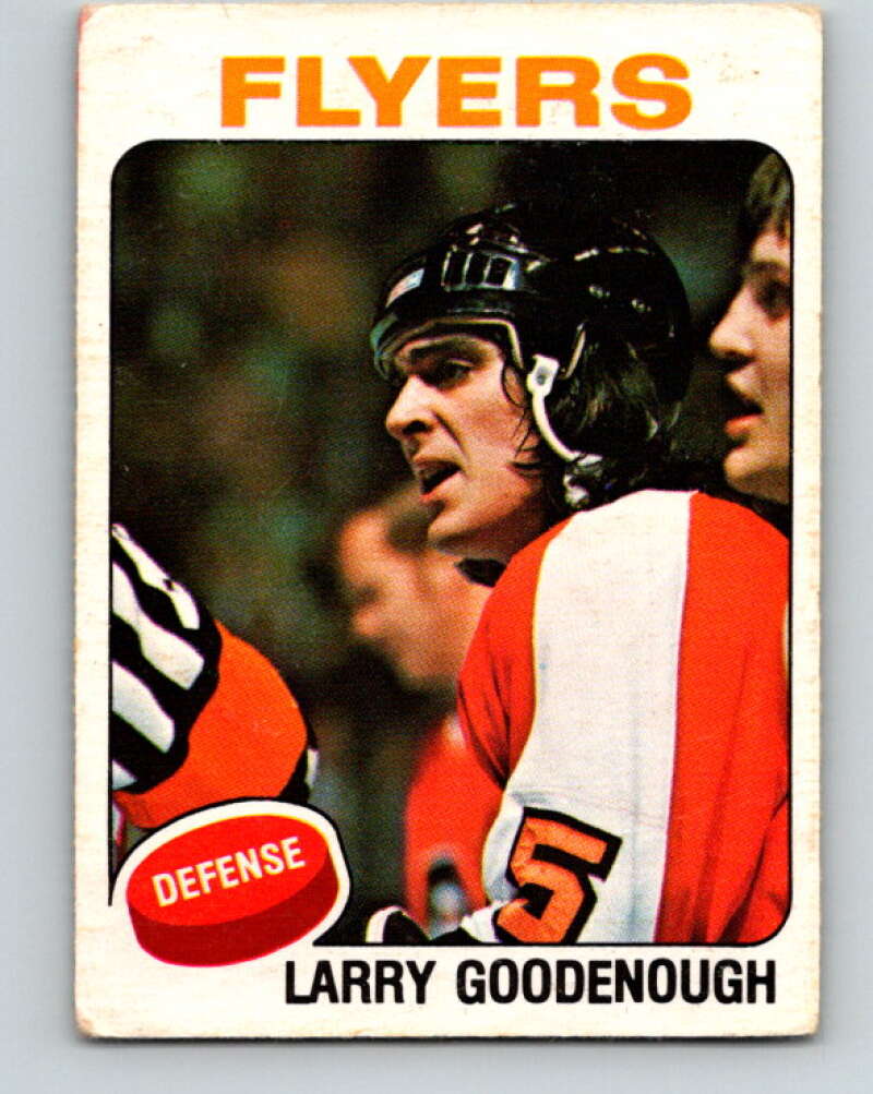 1975-76 O-Pee-Chee #373 Larry Goodenough  RC Rookie Philadelphia Flyers  V6846