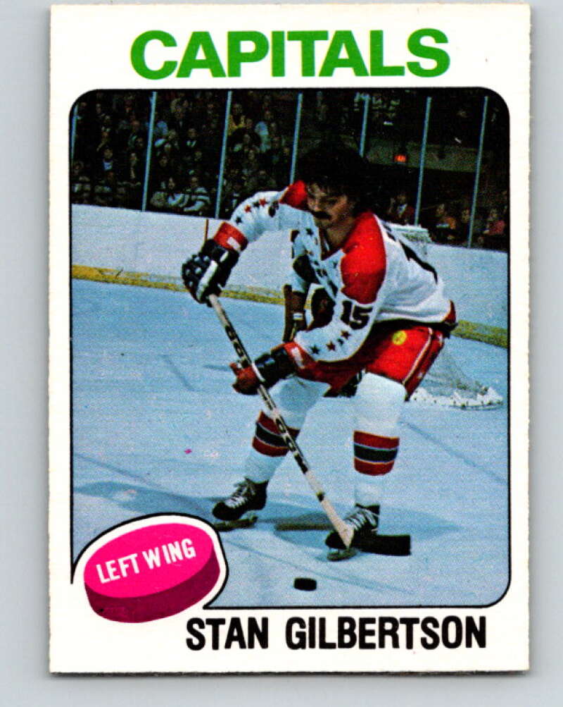 1975-76 O-Pee-Chee #382 Stan Gilbertson UER  Washington Capitals  V6880