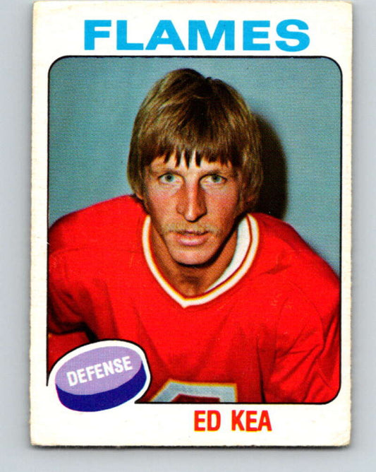 1975-76 O-Pee-Chee #383 Ed Kea  RC Rookie Atlanta Flames  V6888