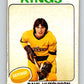 1975-76 O-Pee-Chee #390 Dave Hutchison  RC Rookie Los Angeles Kings  V6913