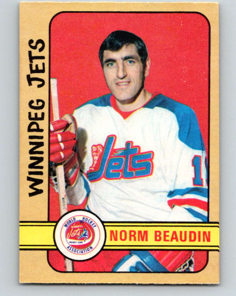 1972-73 WHA O-Pee-Chee  #290 Norm Beaudin  Winnipeg Jets  V6933