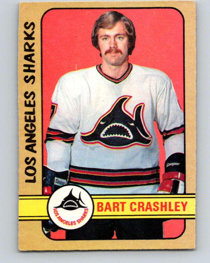 1972-73 WHA O-Pee-Chee  #295 Bart Crashley  Los Angeles Sharks  V6940
