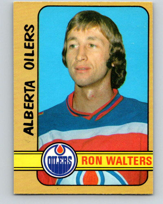 1972-73 WHA O-Pee-Chee  #301 Ron Walters  RC Rookie Alberta Oilers  V6946