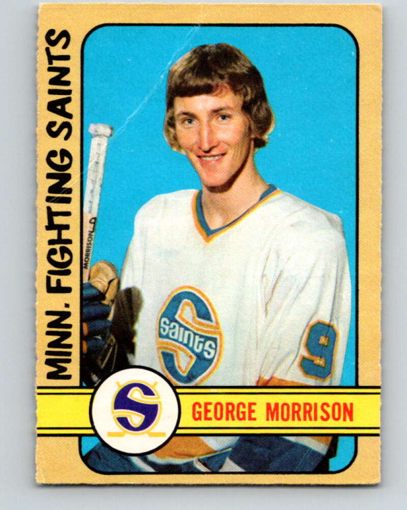 1972-73 WHA O-Pee-Chee  #314 George Morrison  Minnesota Saints  V6966