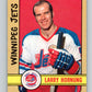 1972-73 WHA O-Pee-Chee  #317 Larry Hornung  RC Rookie Winnipeg Jets  V6972
