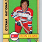 1972-73 WHA O-Pee-Chee  #318 Ron Climie  RC Rookie Ottawa Nationals  V6973
