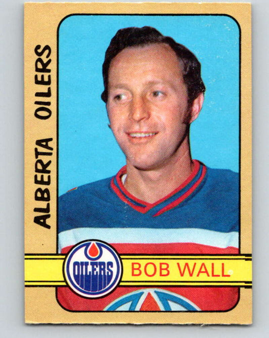 1972-73 WHA O-Pee-Chee  #323 Bob Wall  Alberta Oilers  V6981