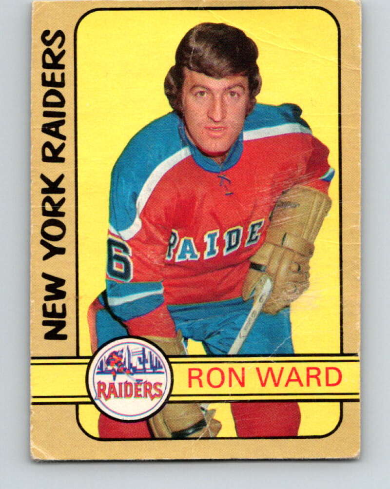 1972-73 WHA O-Pee-Chee  #332 Ron Ward  RC Rookie New York Raiders  V6994