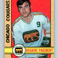 1972-73 WHA O-Pee-Chee  #333 Rosaire Paiement  Chicago Cougars  V6995