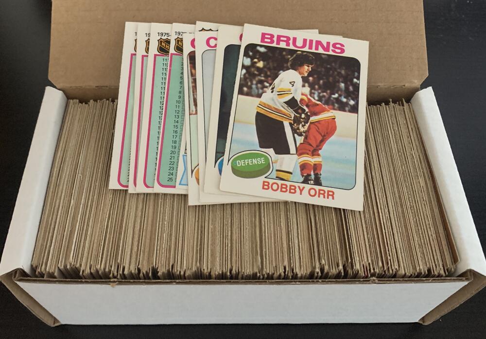 1975-76 O-Pee-Chee NHL Hockey Complete Set 1-396 Ex-Mt *0169