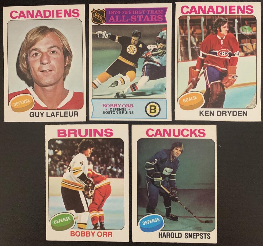 1975-76 O-Pee-Chee NHL Hockey Complete Set 1-396 Ex-Mt *0169