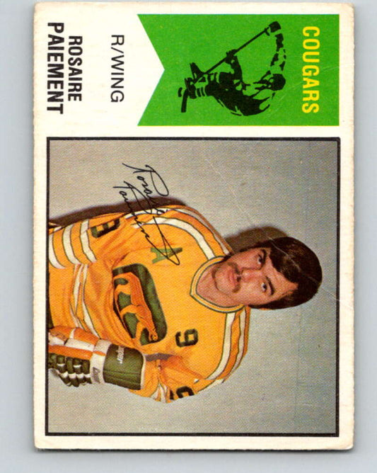 1974-75 WHA O-Pee-Chee  #7 Rosaire Paiement  Chicago Cougars  V7029