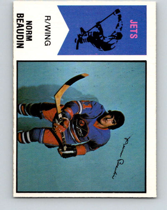 1974-75 WHA O-Pee-Chee  #11 Norm Beaudin  Winnipeg Jets  V7037