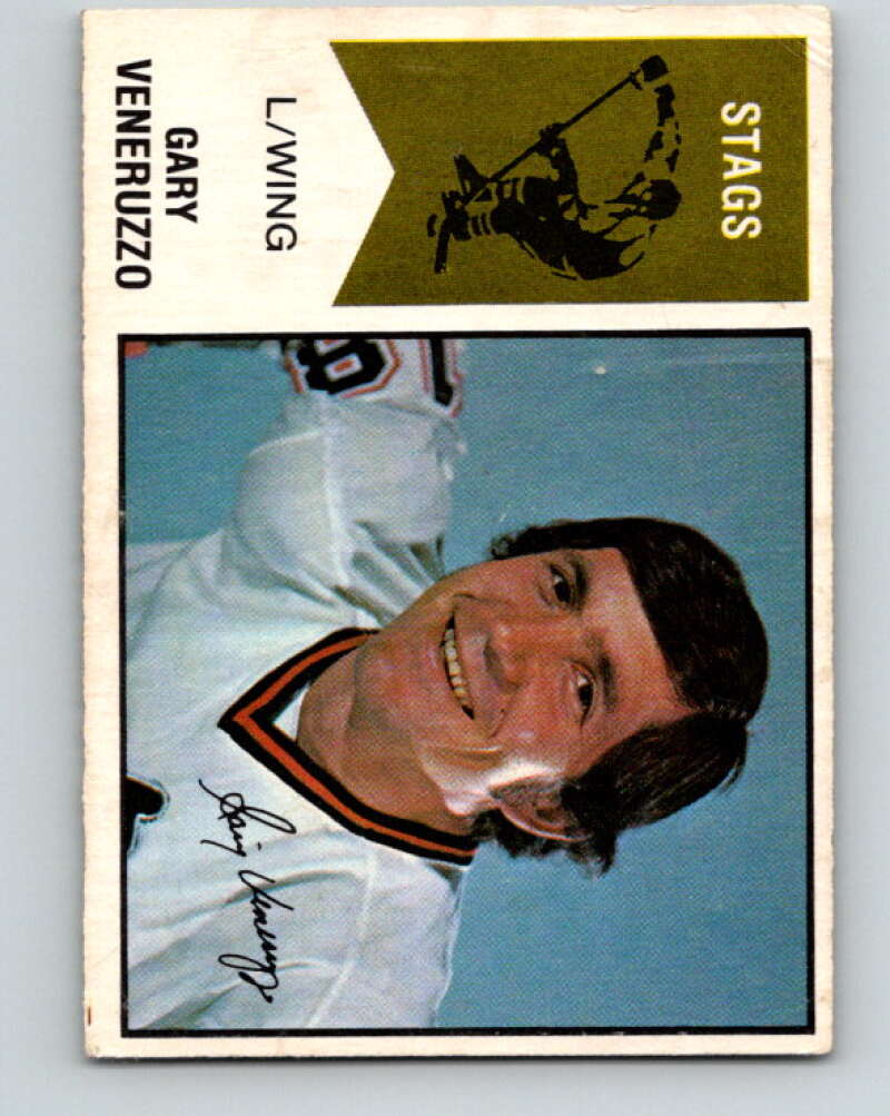 1974-75 WHA O-Pee-Chee  #55 Gary Veneruzzo  Michigan Stags  V7131