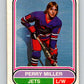 1975-76 WHA O-Pee-Chee #6 Perry Miller  RC Rookie Winnipeg Jets  V7159