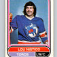 1975-76 WHA O-Pee-Chee #13 Lou Nistico  RC Rookie Toronto Toros  V7171