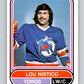 1975-76 WHA O-Pee-Chee #13 Lou Nistico  RC Rookie Toronto Toros  V7172