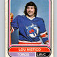 1975-76 WHA O-Pee-Chee #13 Lou Nistico  RC Rookie Toronto Toros  V7175