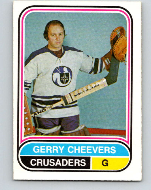 1975-76 WHA O-Pee-Chee #20 Gerry Cheevers  Cleveland Crusaders  V7189
