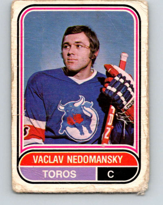 1975-76 WHA O-Pee-Chee #27 Vaclav Nedomansky  Toronto Toros  V7197