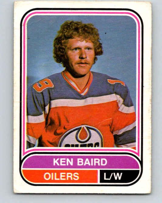 1975-76 WHA O-Pee-Chee #37 Ken Baird  RC Rookie Edmonton Oilers  V7214