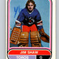 1975-76 WHA O-Pee-Chee #55 Jim Shaw  RC Rookie Toronto Toros  V7232