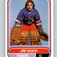 1975-76 WHA O-Pee-Chee #55 Jim Shaw  RC Rookie Toronto Toros  V7233