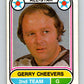 1975-76 WHA O-Pee-Chee #67 Gerry Cheevers AS  Cleveland Crusaders  V7249