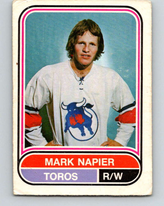 1975-76 WHA O-Pee-Chee #78 Mark Napier  RC Rookie Toronto Toros  V7268