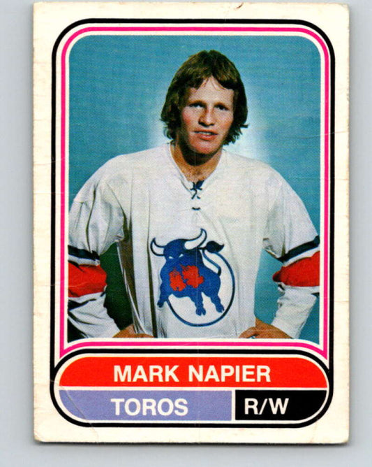 1975-76 WHA O-Pee-Chee #78 Mark Napier  RC Rookie Toronto Toros  V7269