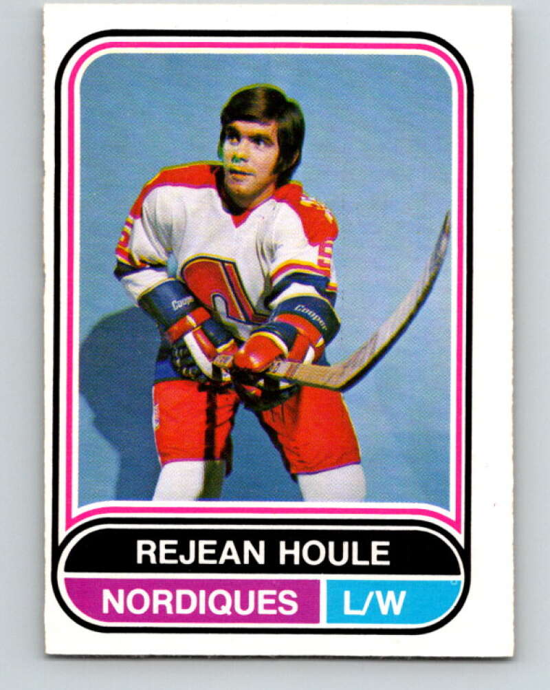 1975-76 WHA O-Pee-Chee #84 Rejean Houle  Quebec Nordiques  V7274